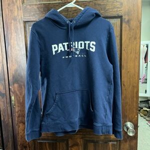 NFL New England Patriots Hoodie  Adult Medium Navy Blue Mens